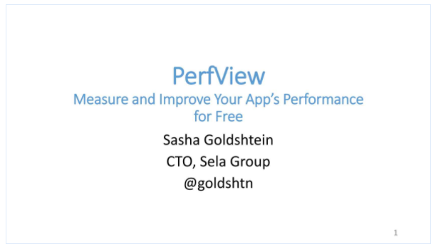 01 - PerfView - The Ultimate .NET Performance Tool